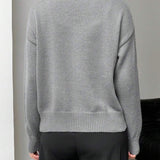 Pull Tendance Avec Ourlet Fendu