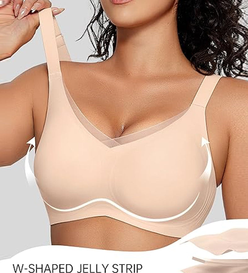 Soutien-Gorge Sans Armature Pour Femme En V Mesh – Bralette Confortable Et Offrant Un Bon Maintien