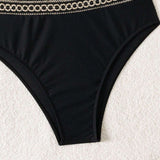 Maillot De Bain Deux Pièces Imprimé Avec Soutien-Gorge Push-Up