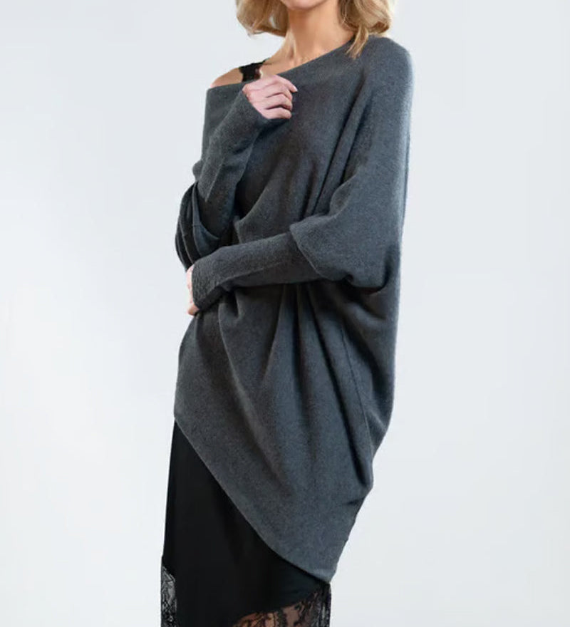 VÊtement Maille Asymétrique Drappé Et Innovant