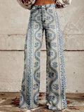 Bleu à motifs