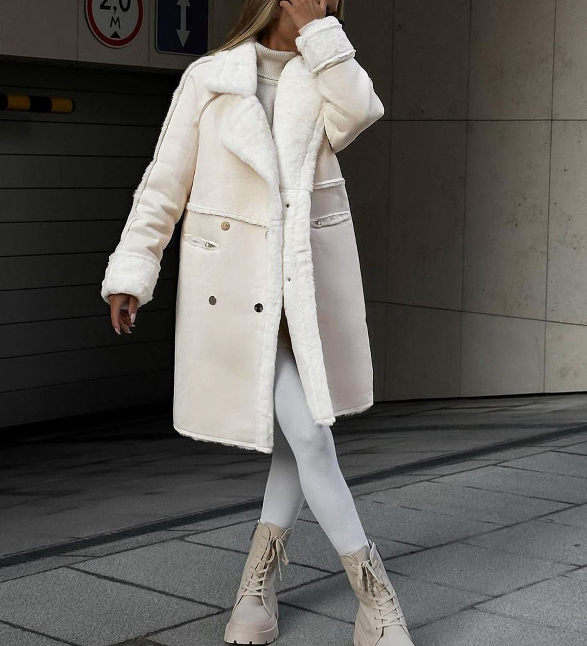Vivian | Manteau d'hiver en peluche à coupe confortable pour femme