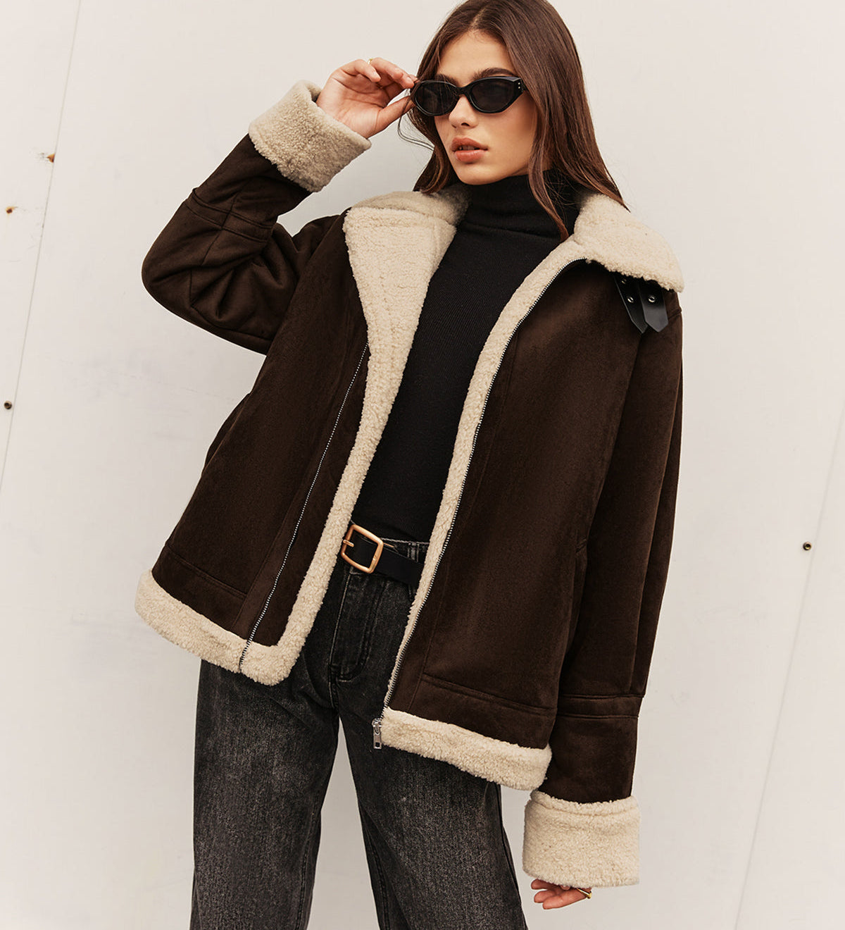 Silvana | Veste vintage marron pour femme