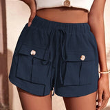 Maylin | Short Cargo Décontracté à Taille Élastique pour Femme