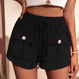 Maylin | Short Cargo Décontracté à Taille Élastique pour Femme
