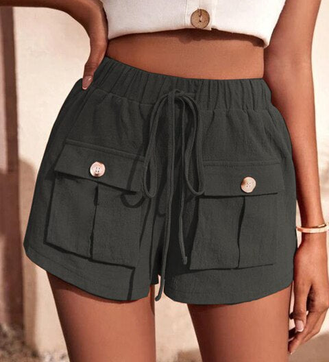 Maylin | Short Cargo Décontracté à Taille Élastique pour Femme