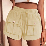 Maylin | Short Cargo Décontracté à Taille Élastique pour Femme