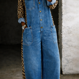 Maelle | Combinaison chemise en jean