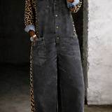 Maelle | Combinaison chemise en jean