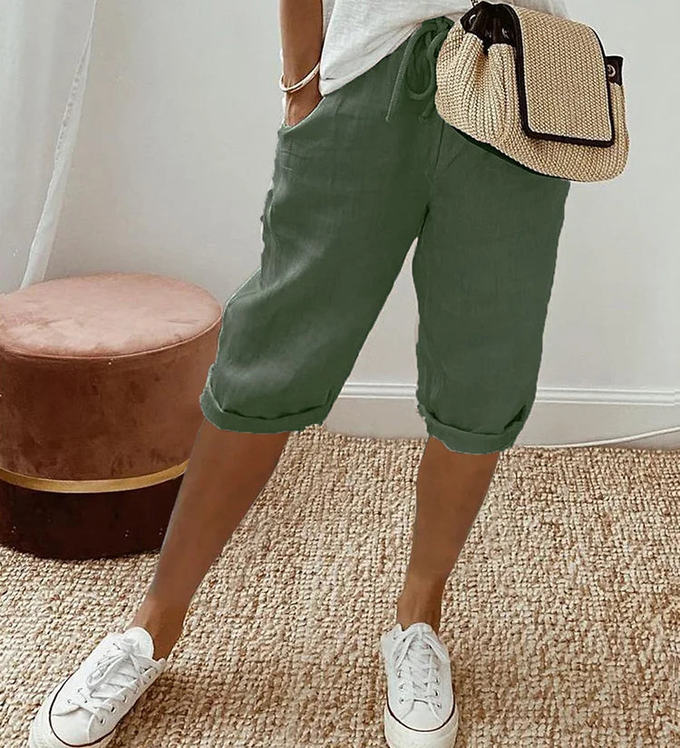 Calypso | Pantalon court à cordon