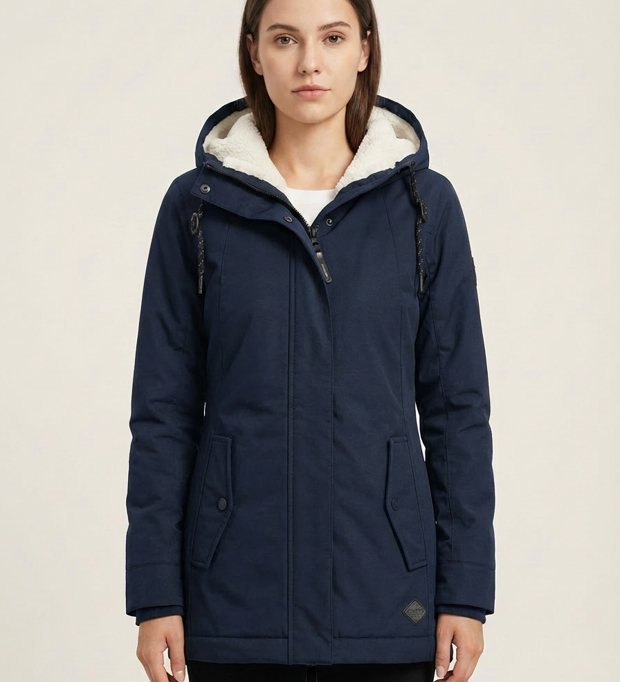 Éliane – manteau d’hiver long imperméable pour femmes, chaud et élégant