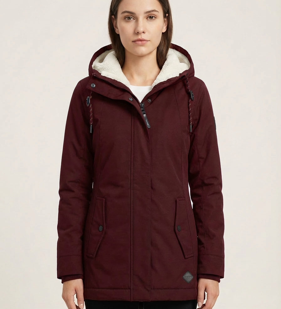 Éliane – manteau d’hiver long imperméable pour femmes, chaud et élégant