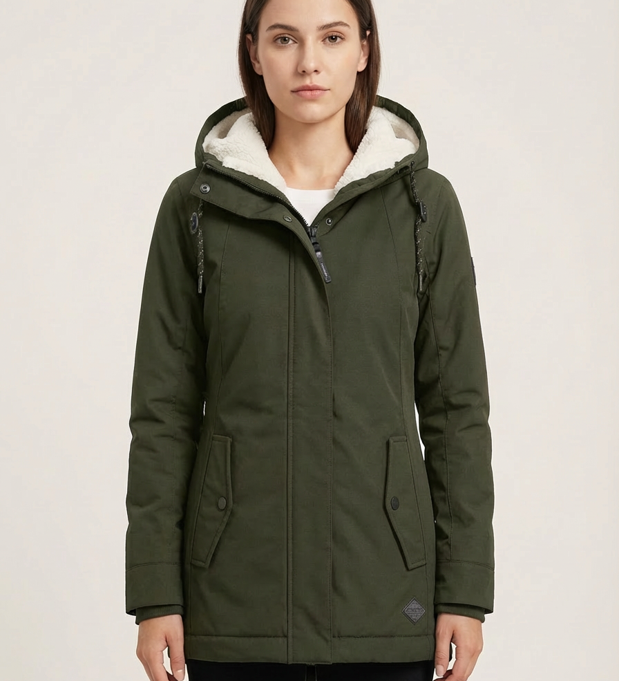 Éliane – manteau d’hiver long imperméable pour femmes, chaud et élégant