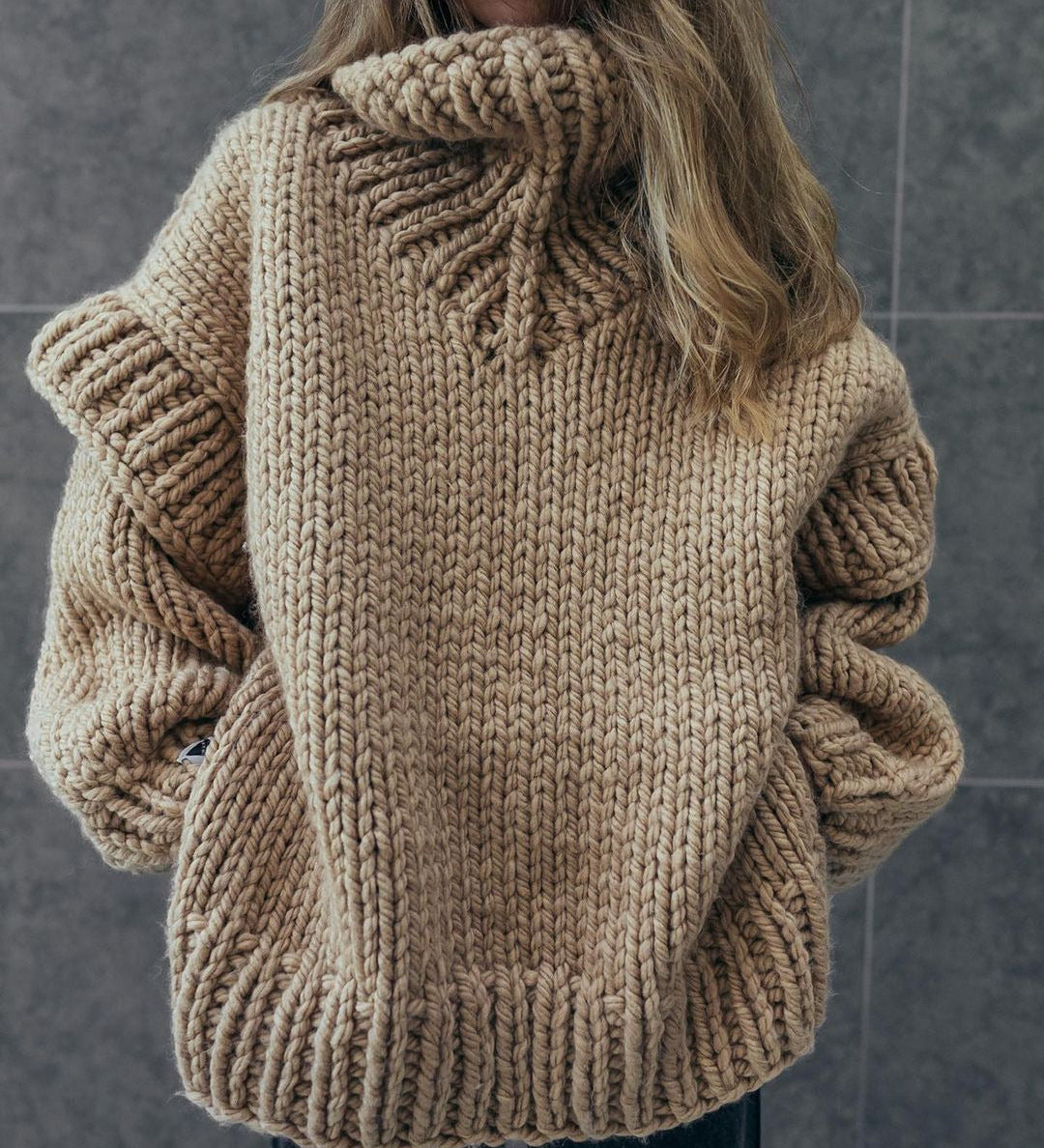 Mandy | Pull en grosse maille classique pour femme