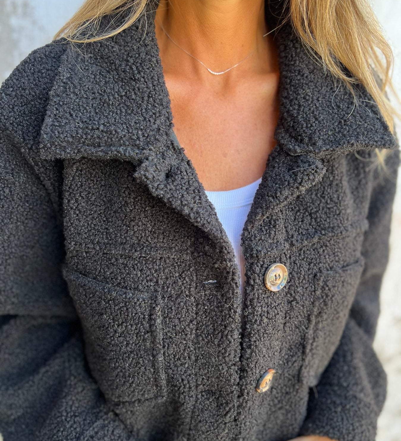 Skylah | Veste Douillette en Peluche pour Femmes