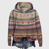 Solveig – Pull femme d’hiver à motif nordique