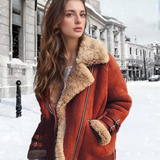 Élodie – Veste femme hiver shearling