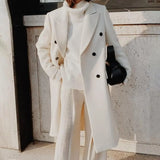 Jacquelyn | Manteau trench à double boutonnage pour femme