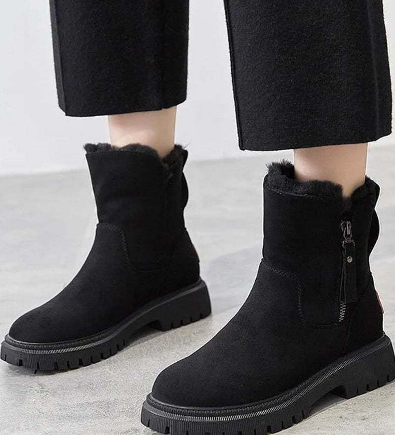 Bottes D’Hiver Pour Femme Avec Doublure En Polaire