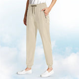 Pantalon Femme Ultra Élasticité Soie Glacée Confort Décontracté