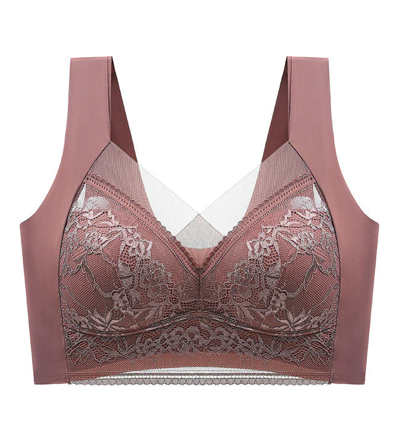 👙 Super Confortable Et Doux Soutien-Gorge Dentelle Pour Femmes Sans Armature