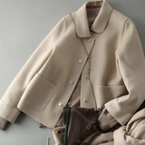 Liesel | Veste courte à boutons au style chaud pour femme