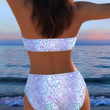 Bikini Imprimé Léopard Bandeau