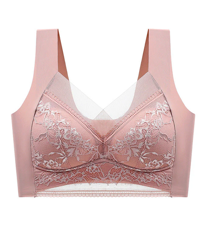 👙 Super Confortable Et Doux Soutien-Gorge Dentelle Pour Femmes Sans Armature