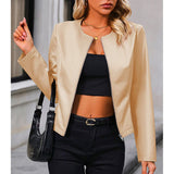 Blakely | Veste Biker à Col Rond pour Femme