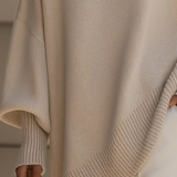 Pull Col Rond Loose Mi-Long