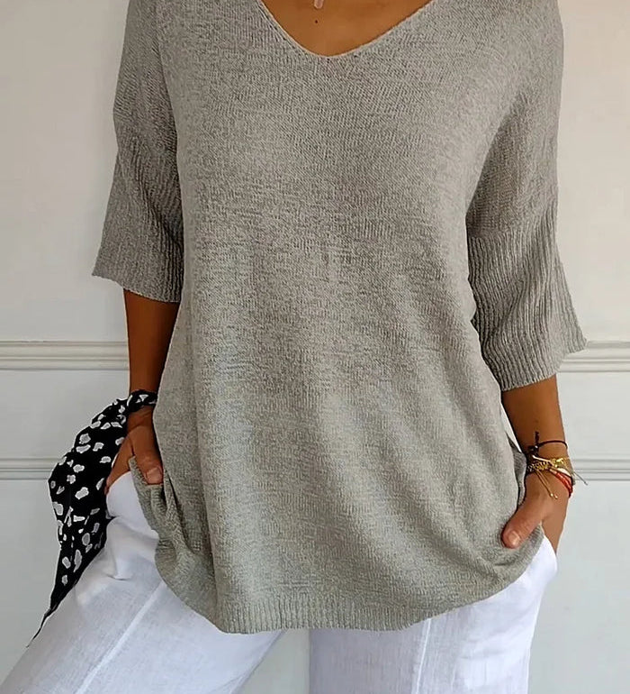 Genesis | Confortable débardeur en tricot avec décolleté en V