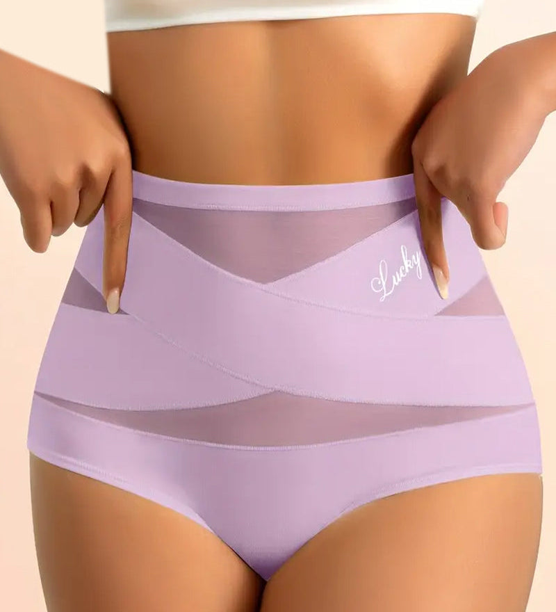 Sous-Vêtements Femme Taille Haute Sans Couture Contrôle Du Ventre Rehausse Fessier