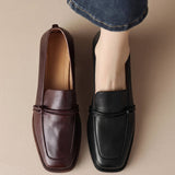 Audrey - Mocassins femme à talon bloc confort