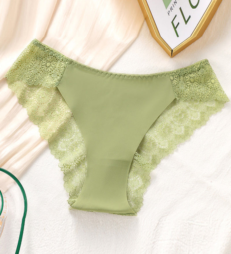 Ensemble De Culotte En Dentelle Pour Femme Avec Contraste En Dentelle