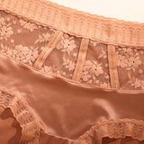Culotte Taille Haute En Dentelle Pour Femmes