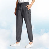 Pantalon Femme Ultra Élasticité Soie Glacée Confort Décontracté