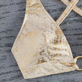 Bikini Boucle Métal Design