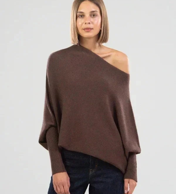 Amaris | Pull oversize à col convertible pour femme