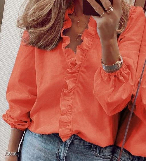 Chemisier Boho à Volants