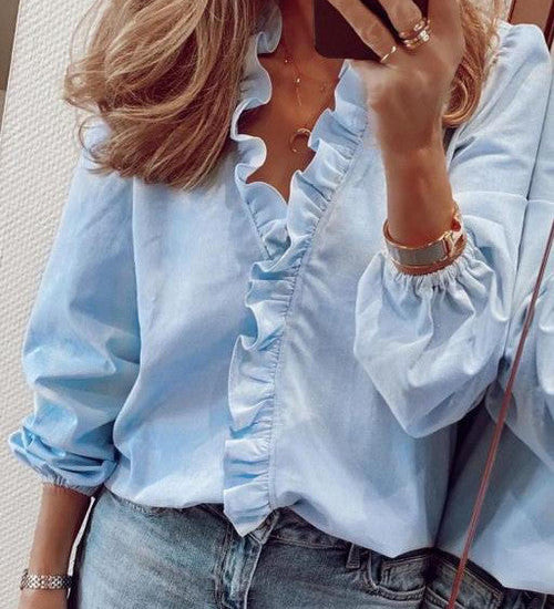 Chemisier Boho à Volants