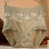 Culotte Taille Haute En Dentelle Pour Femmes