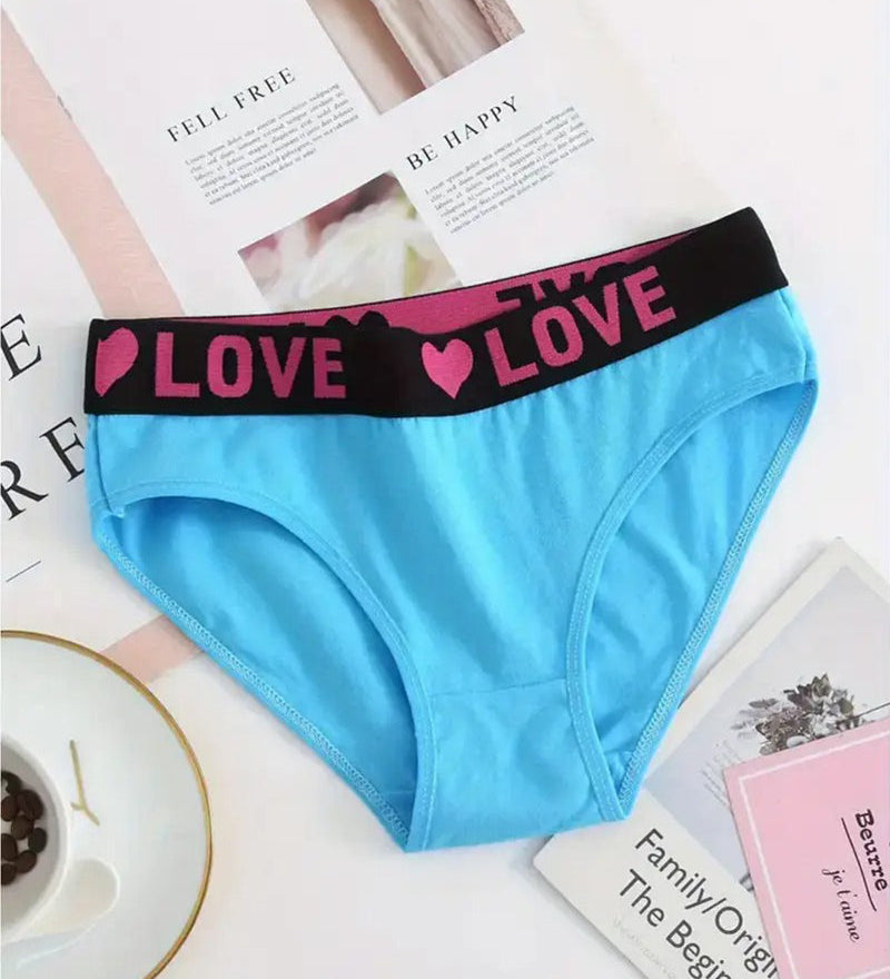Culotte Imprimé Cœur Taille Basse
