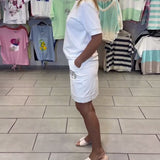 Costume Imprimé Élégant Décontracté