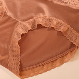 Culotte Taille Haute En Dentelle Pour Femmes