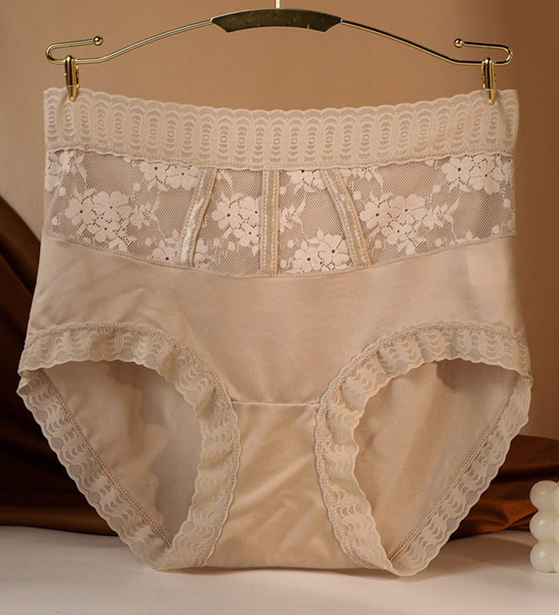 Culotte Taille Haute En Dentelle Pour Femmes