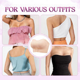 Soutien-Gorge Push-Up Sans Bretelles Confortable Anti-Glissant Avec Boucle Avant