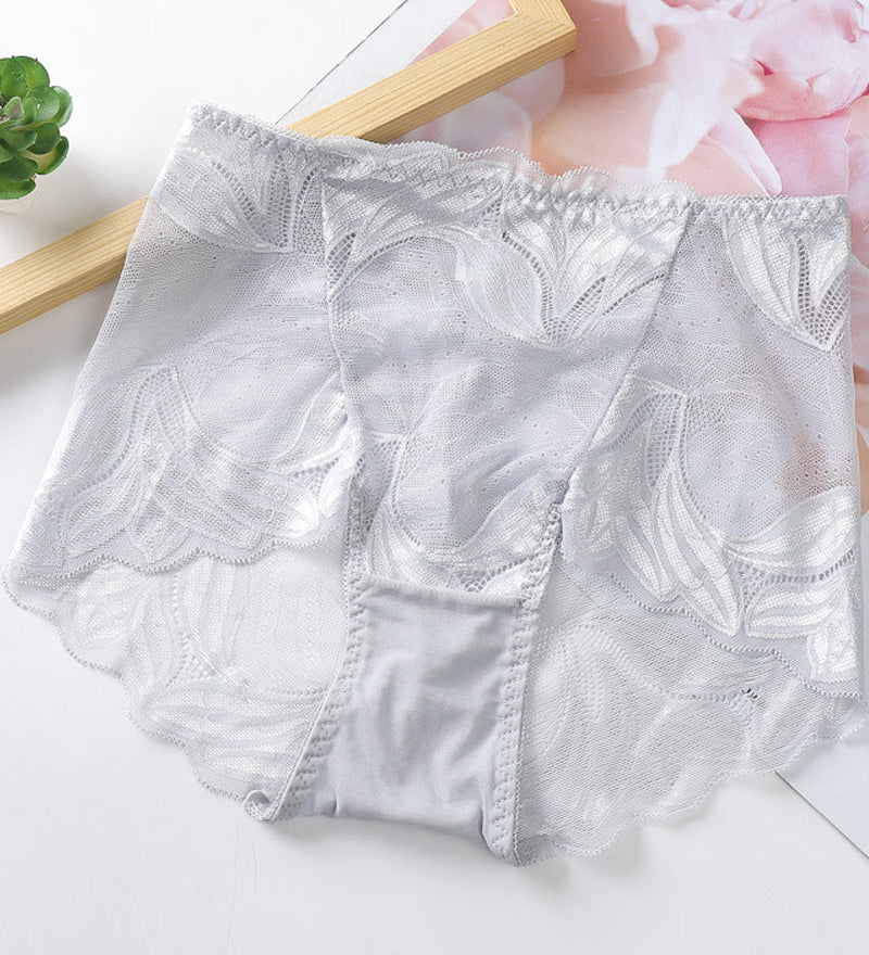 Culotte sexy en dentelle de couleur unie