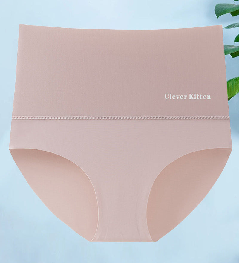 Culotte courte simple sans couture taille haute