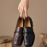 Audrey - Mocassins femme à talon bloc confort