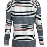 T - Shirt Avec Rayures Pour le Port Casual